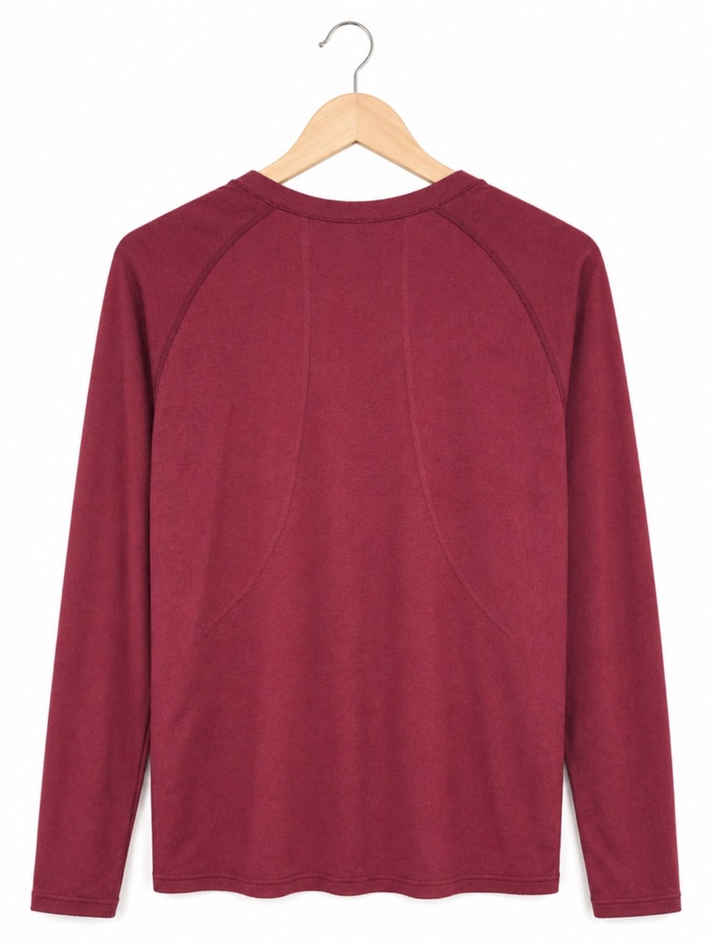 Lululemon Metal Vent Tech 2.0 Long Sleeve Shirt Mens Large Red Maroon Athletic - Picture 3 of 7